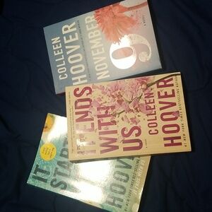 3 Colleen Hoover books